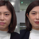 Before/after photos of woman using Shiseido's app